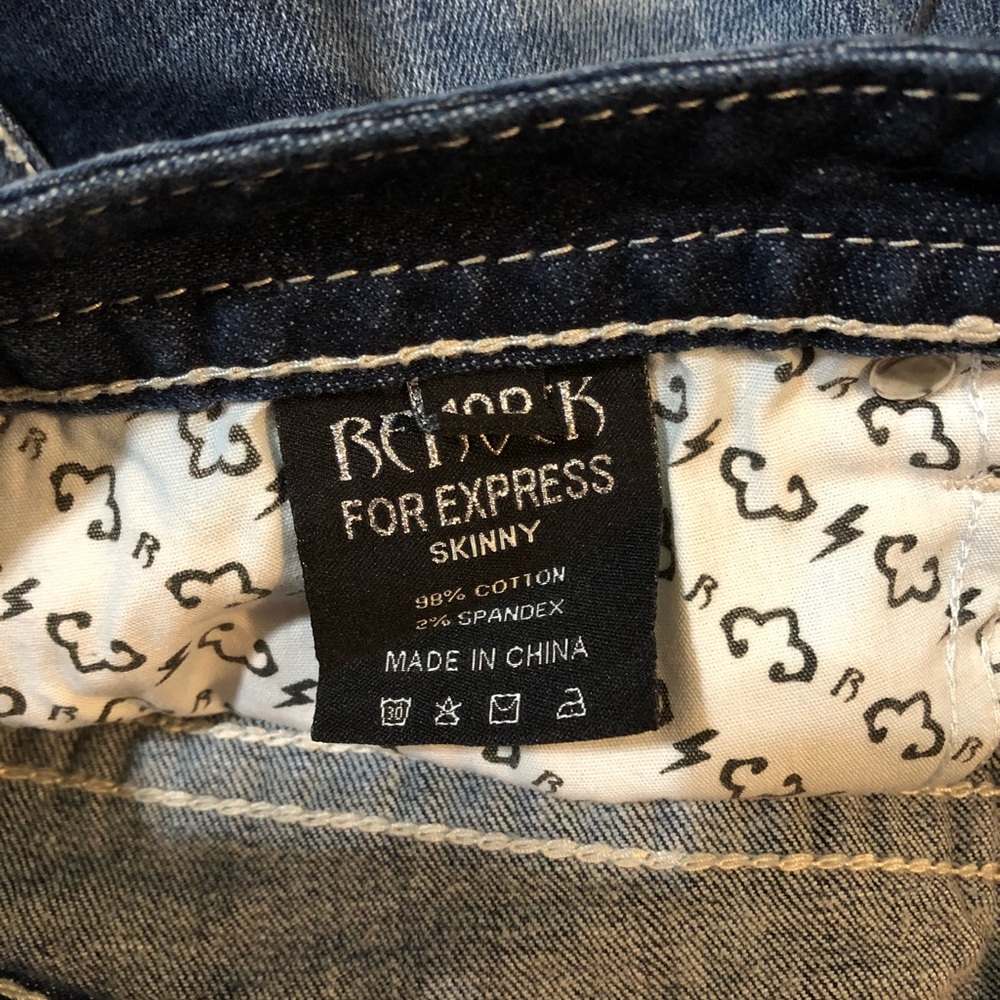 Rerock skinny jeans - like new - size 10r - Picture 5 of 5